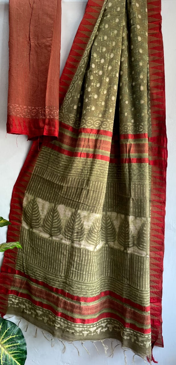 Ready To Wear Tissue Linen Saree