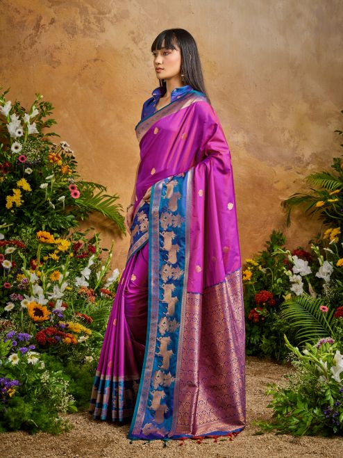 Silken Grace (C) Ready To Wear Pocket Saree