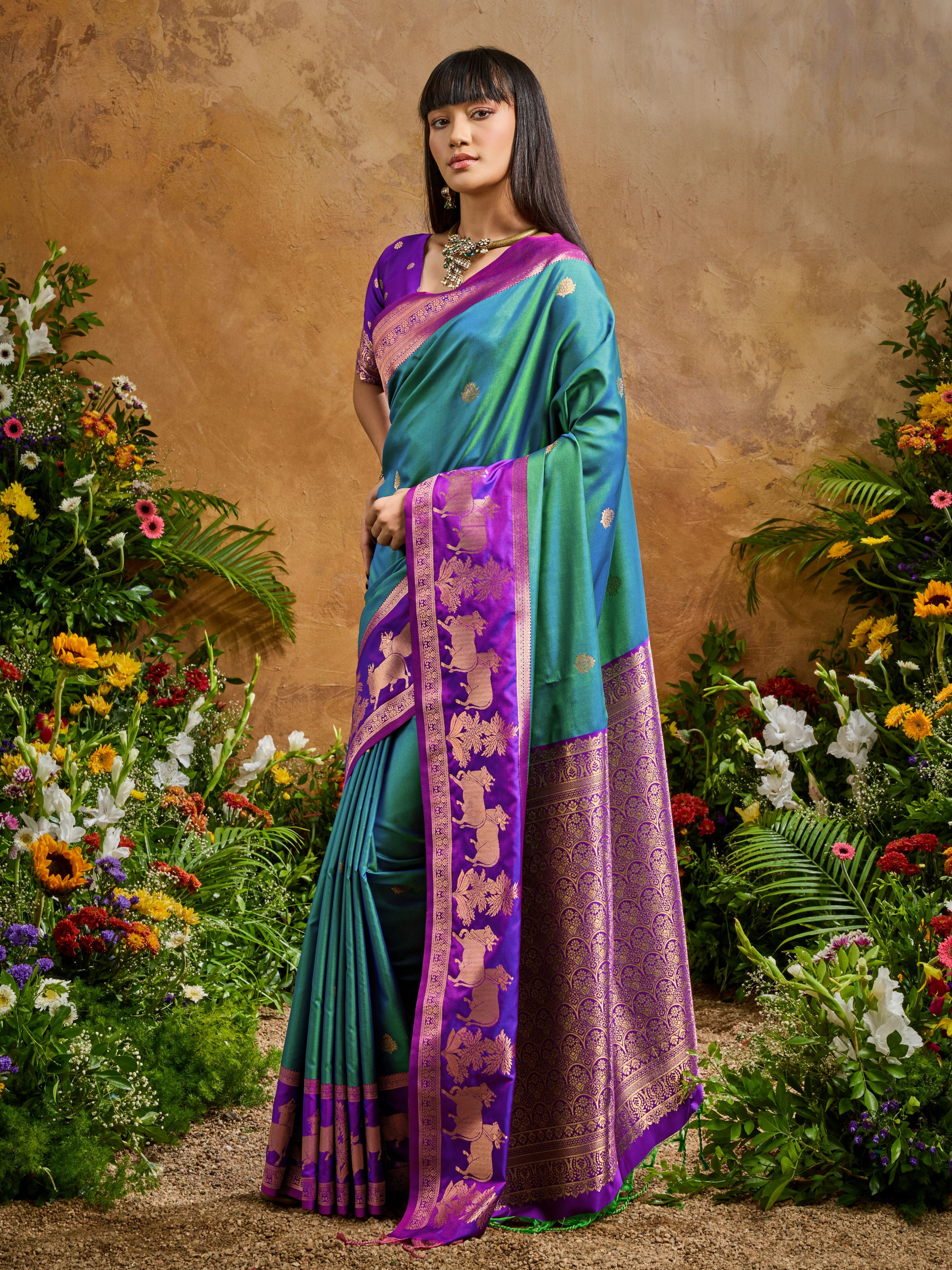 Silken Grace (A) Ready To Wear Pocket Saree