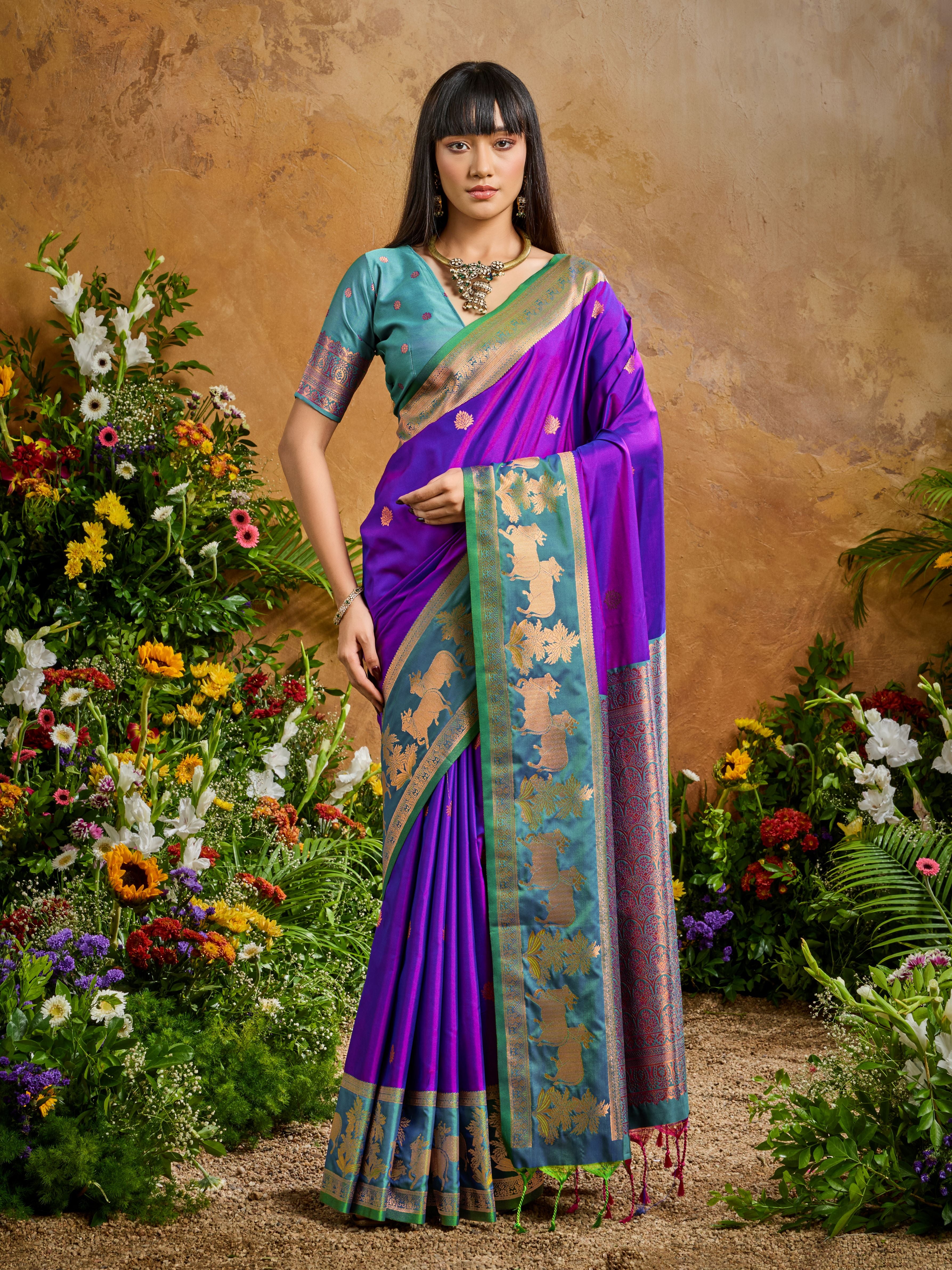 Silken Grace (B) Ready To Wear Pocket Saree