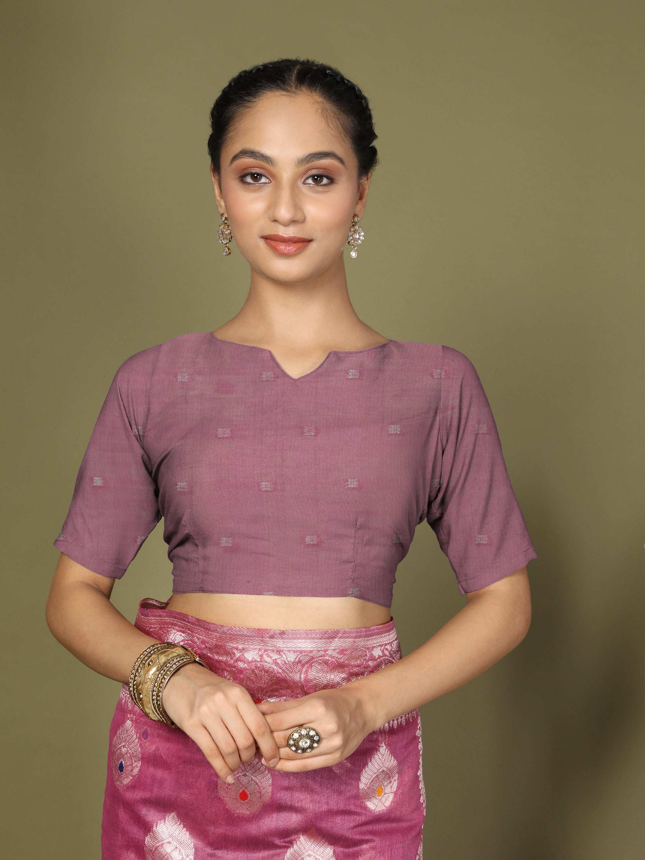 Florenza Linen Cotton (B) Ready To Wear Pocket Saree