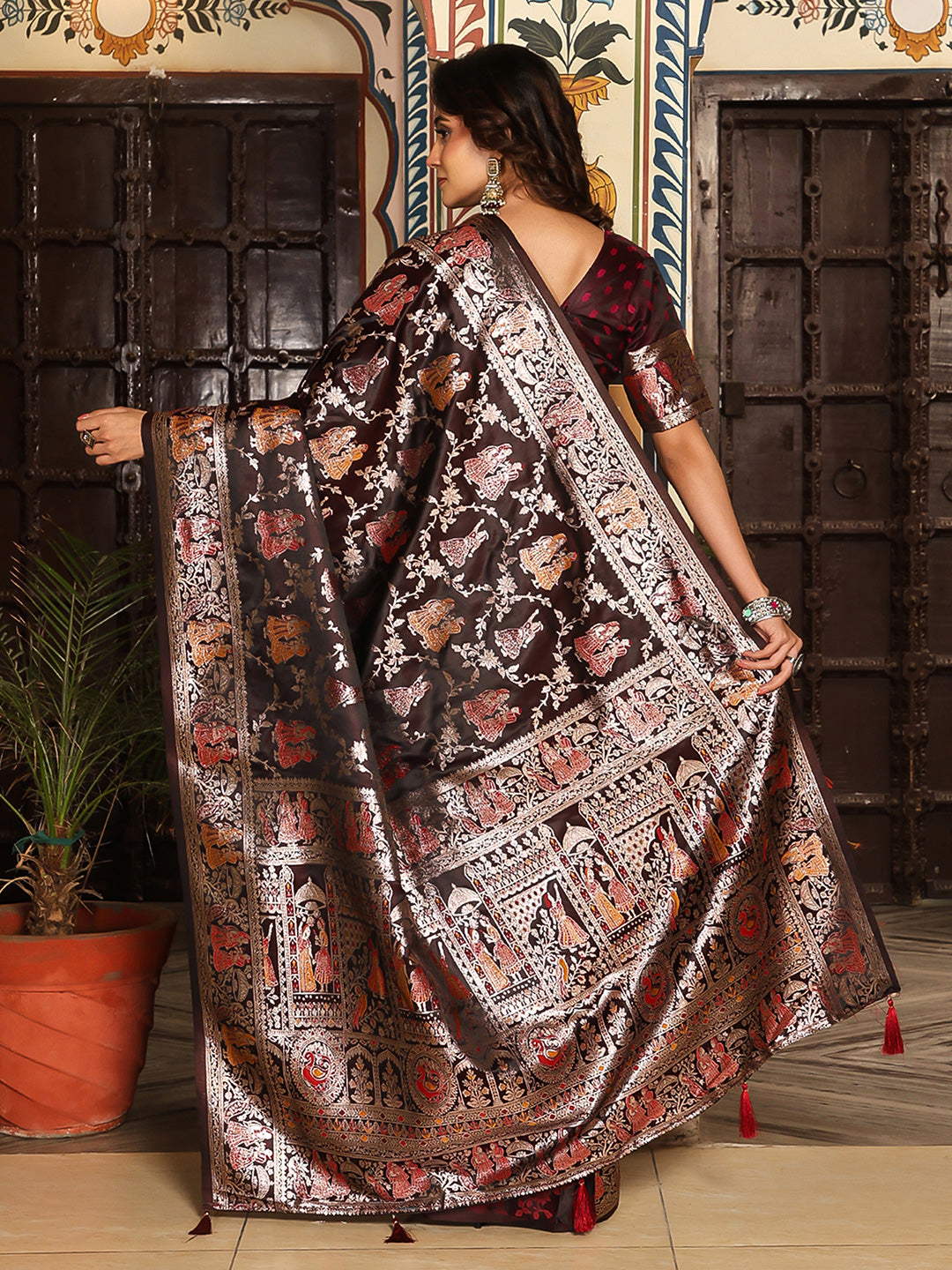 Spotlight Silk (D) Ready To Wear Pocket Saree