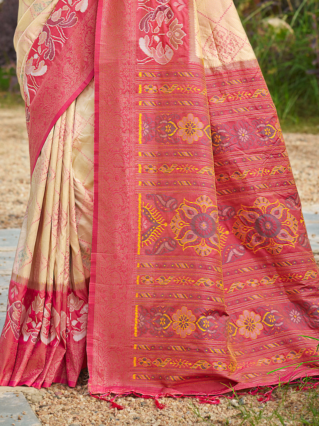 Iris Radiance Silk (E) Ready To Wear Pocket Saree