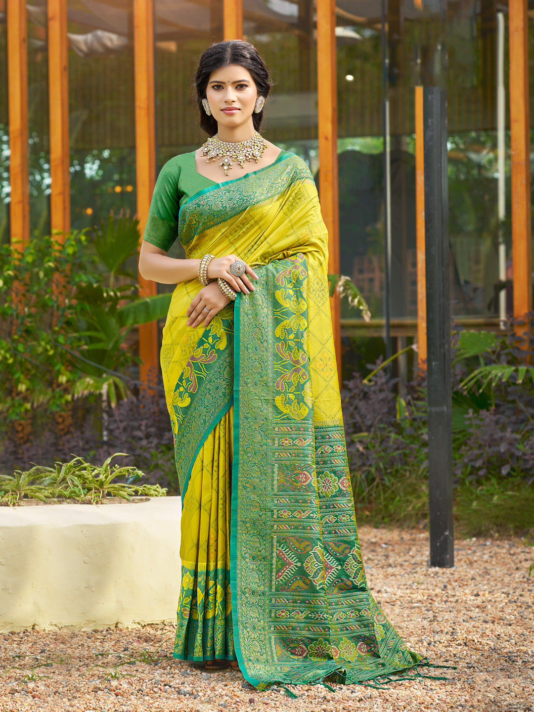 Iris Radiance Silk (A) Ready To Wear Pocket Saree
