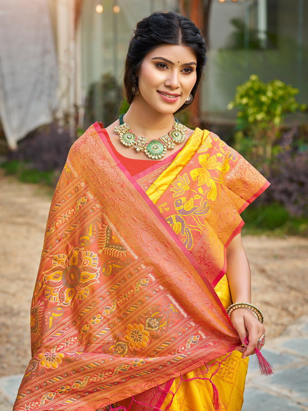 Iris Radiance Silk (C) Ready To Wear Pocket saree
