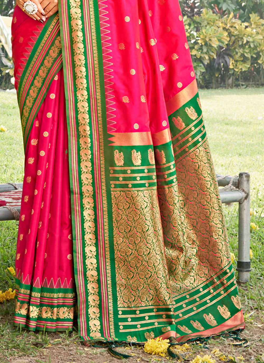 Saaj Silk (C) Ready To Wear Pocket Saree