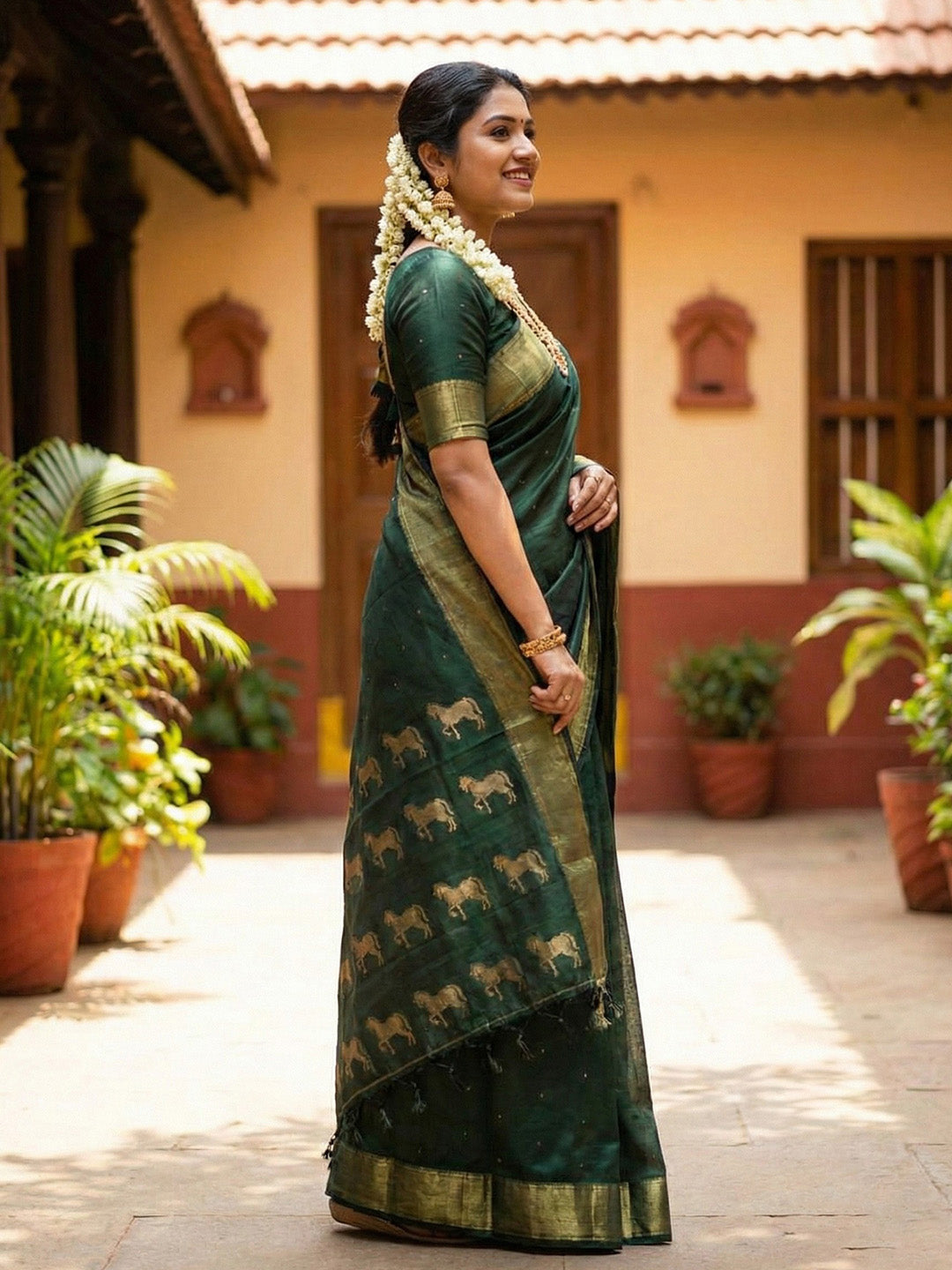 Avyukta Silk (H) Ready To Wear Pocket Saree