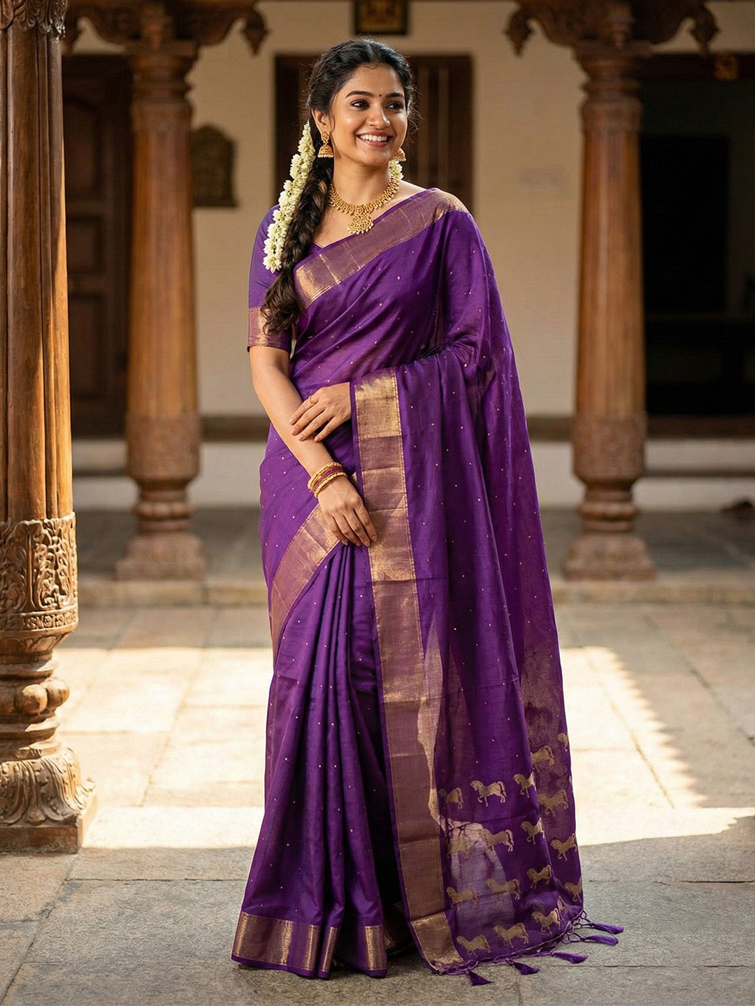 Avyukta Silk (E) Ready To Wear Pocket Saree