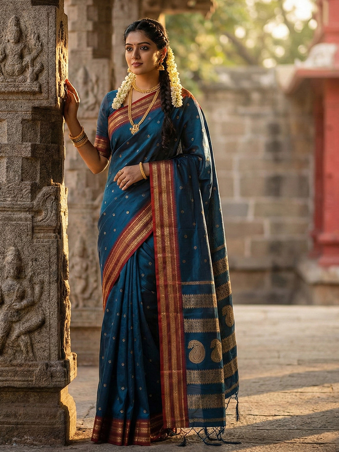 Aranya Silk (F) Ready To Wear Pocket Saree