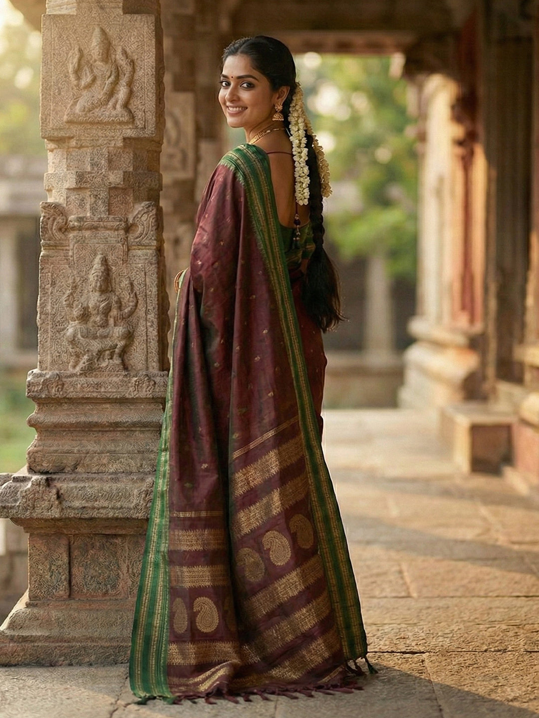 Aranya Silk (E) Ready To Wear Pocket Saree