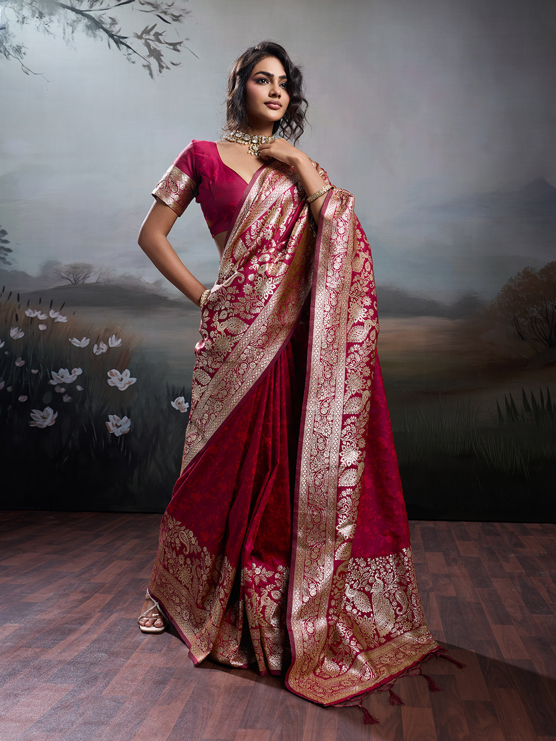 Spotlight Silk (D) Ready To Wear Pocket Saree