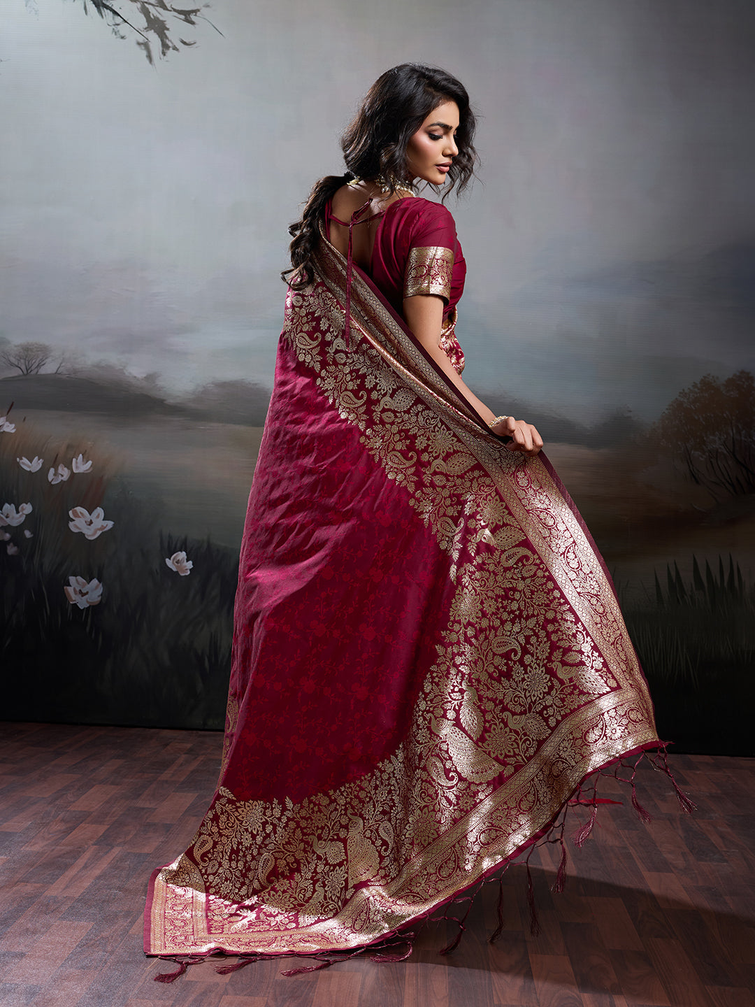 Spotlight Silk (D) Ready To Wear Pocket Saree