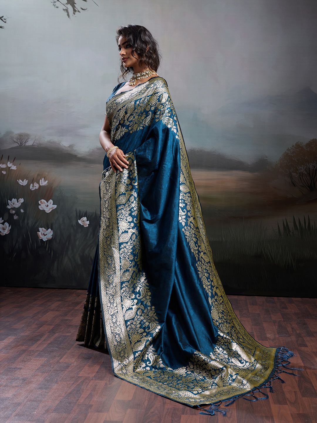 Spotlight Silk (C) Ready To Wear Pocket saree