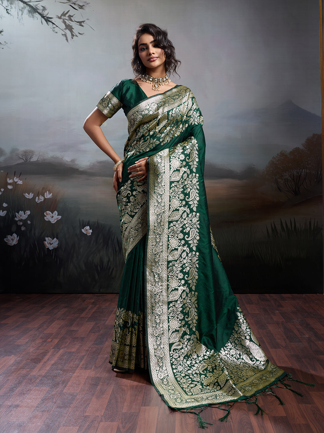 Spotlight Silk (A) Ready To Wear Pocket Saree