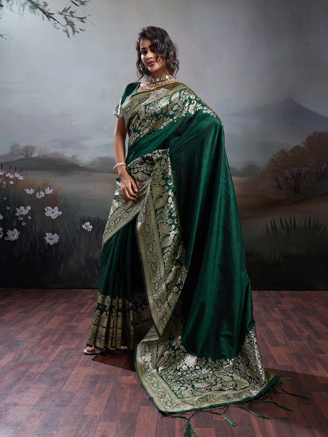 Spotlight Silk (A) Ready To Wear Pocket Saree