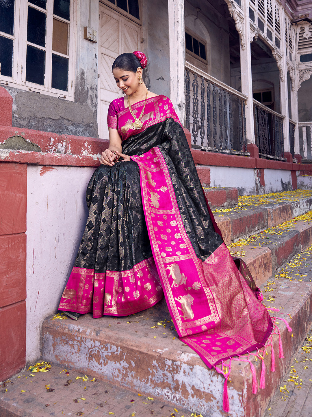 Lyla Silk (A) Ready To Wear Pocket Saree