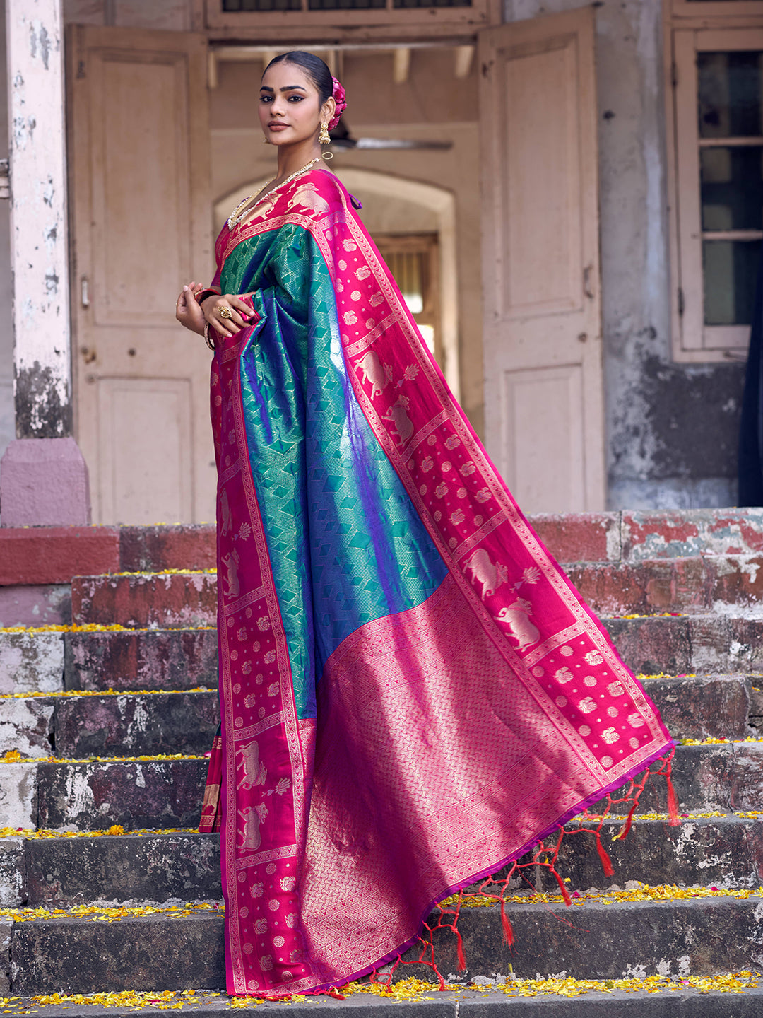 Lyla Silk (B) Ready To Wear Pocket Saree