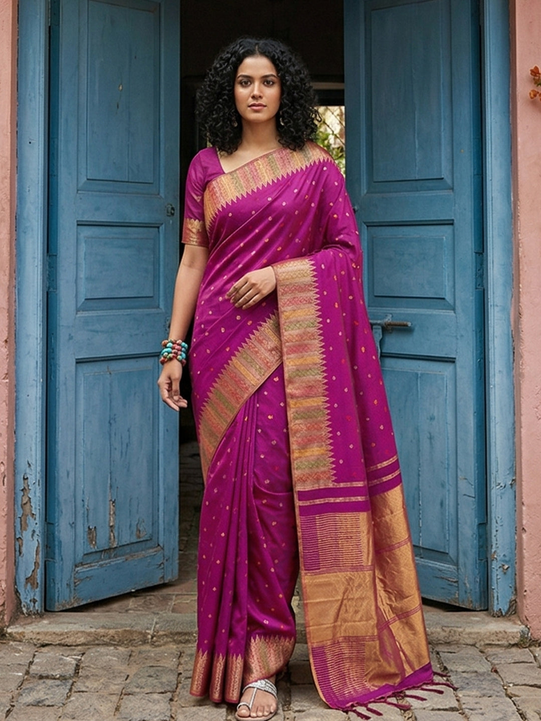 Festival Of Drapes (D) Ready To Wear Pocket Saree