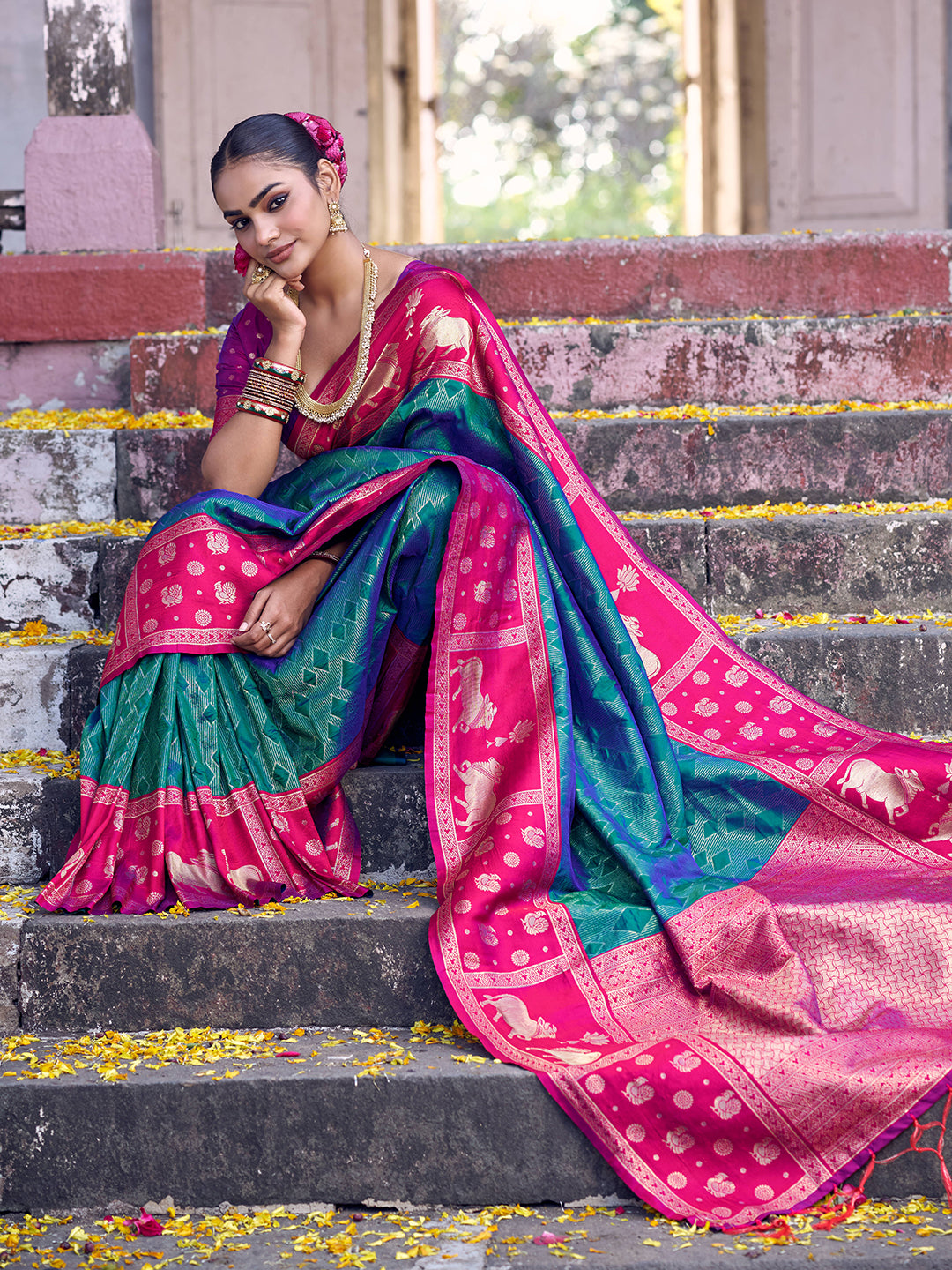 Lyla Silk (B) Ready To Wear Pocket Saree