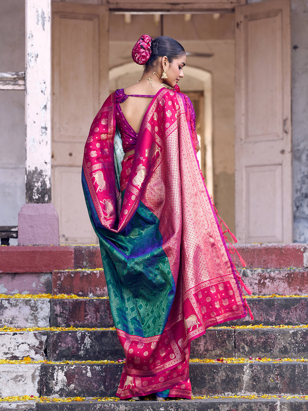 Lyla Silk (B) Ready To Wear Pocket Saree