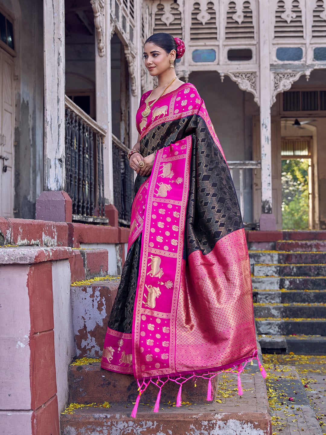 Lyla Silk (A) Ready To Wear Pocket Saree