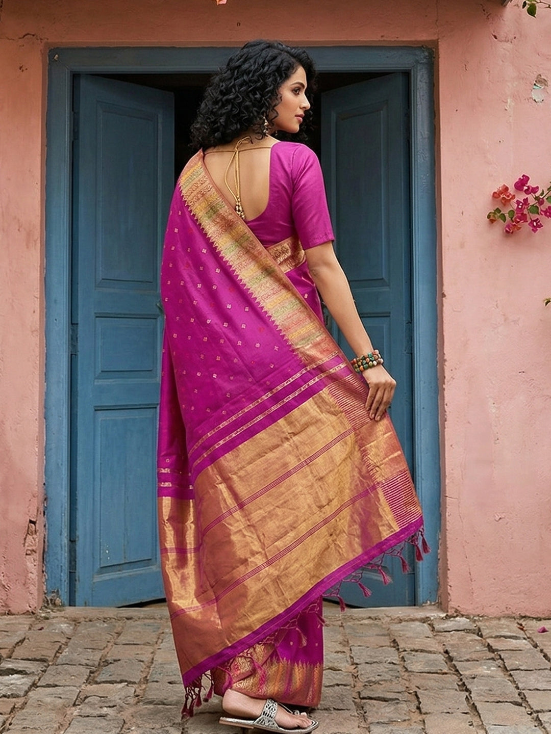 Festival Of Drapes (D) Ready To Wear Pocket Saree