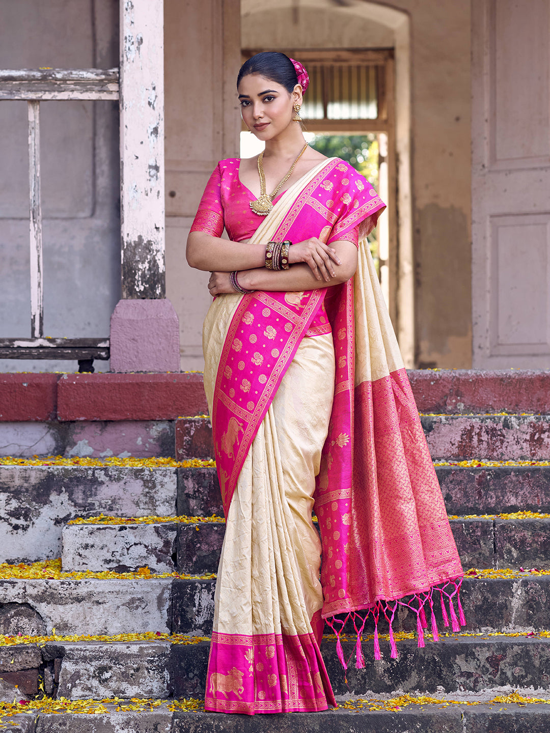 Lyla Silk (F) Ready To Wear Pocket Saree