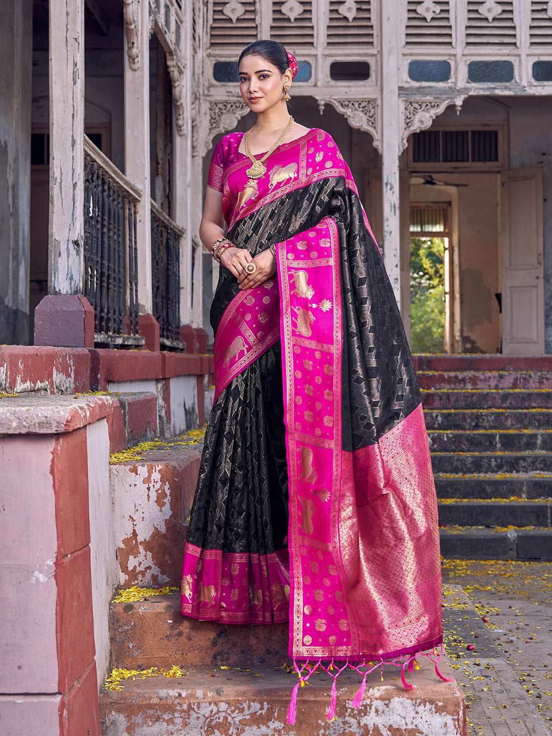 Lyla Silk (A) Ready To Wear Pocket Saree