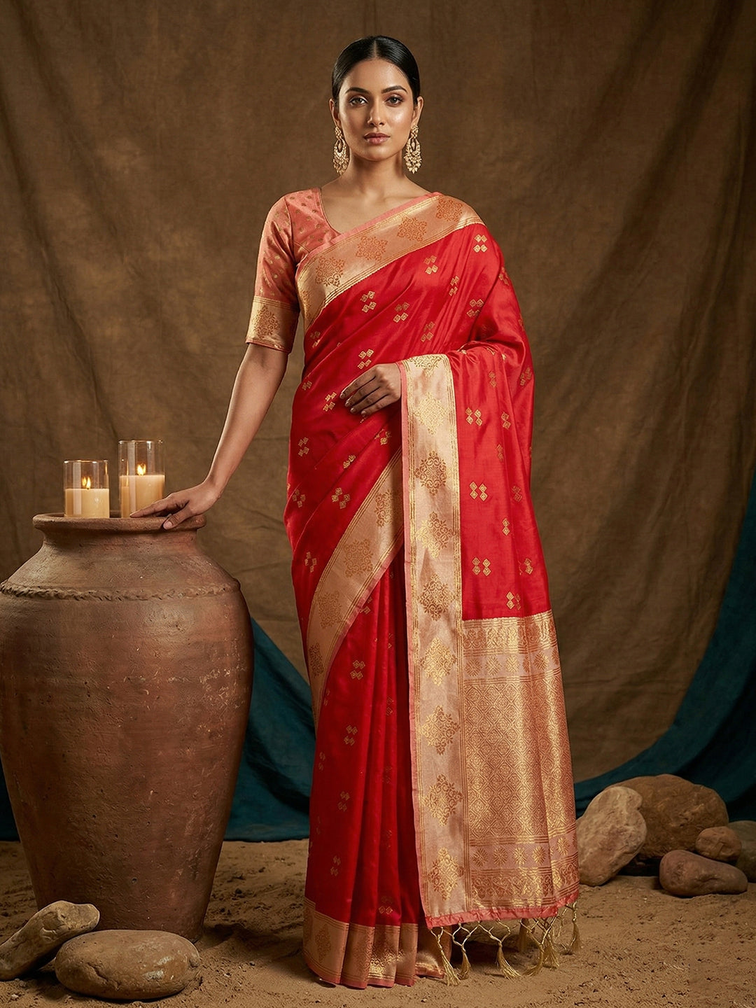 Lavanya Silk (E) Ready To Wear Pocket Saree