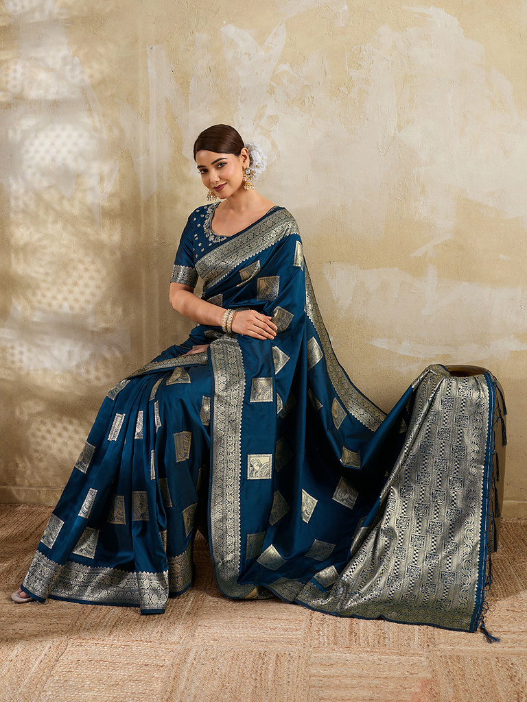 Ruhani Silk (D) Ready To Wear Pocket Saree
