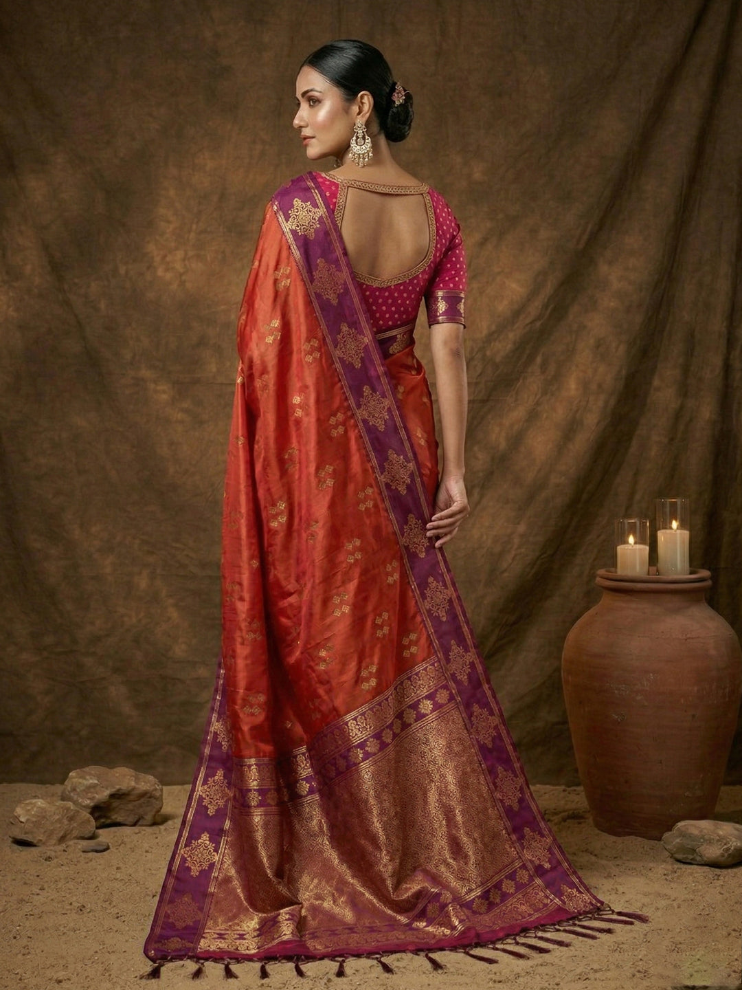 Lavanya Silk (C) Ready To Wear Pocket Saree