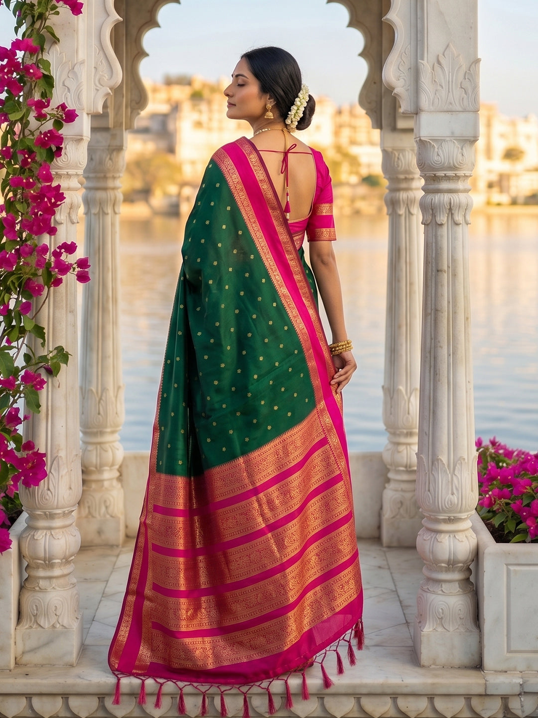 Solin Silk (D) Ready To Wear Pocket Saree