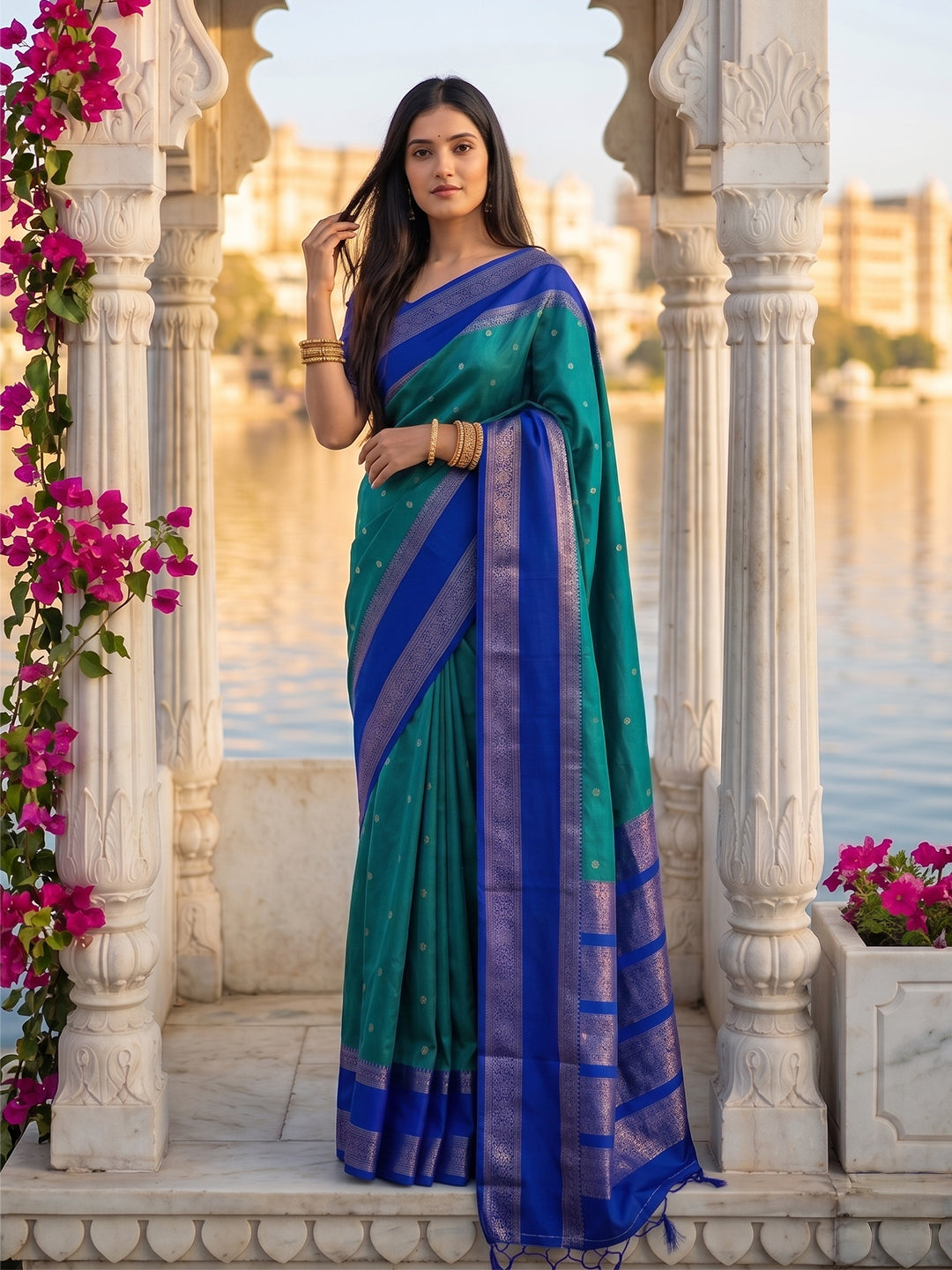 Solin Silk (B) Ready To Wear Pocket Saree