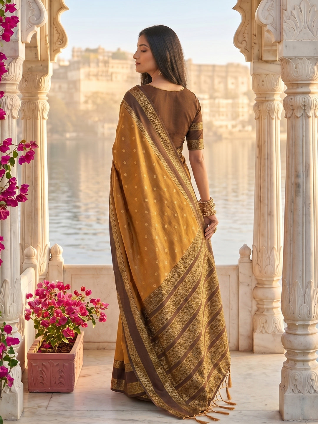 Solin Silk (A) Ready To Wear Pocket Saree