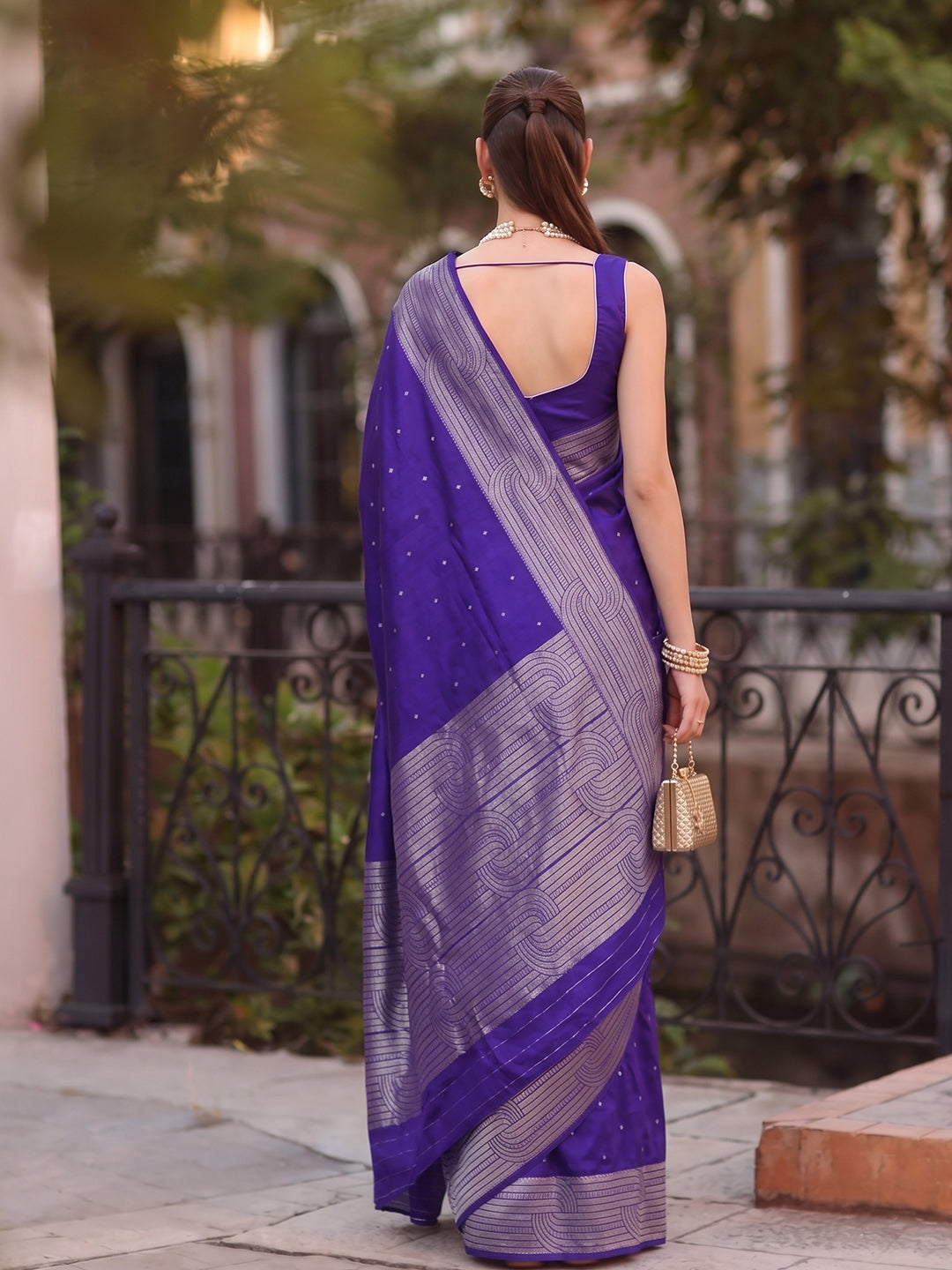 Zayna Weave Cotton (E) Ready To Wear Pocket Saree