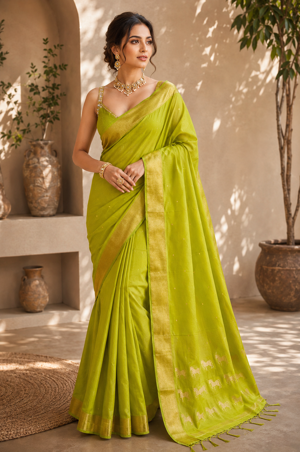 Avyukta Silk (B) Ready To Wear Pocket Saree