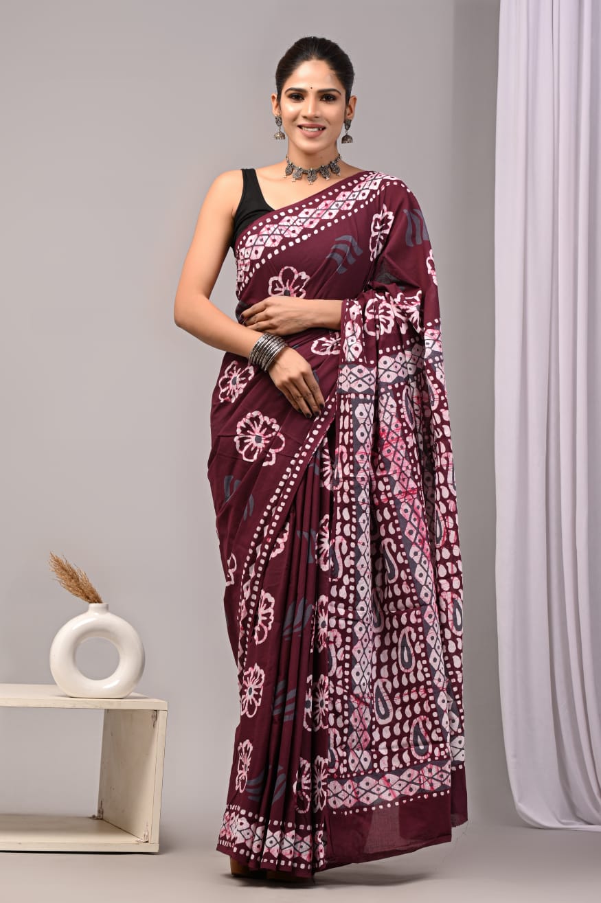 Soot Saga Mul Cotton Ready To Wear Pocket Saree