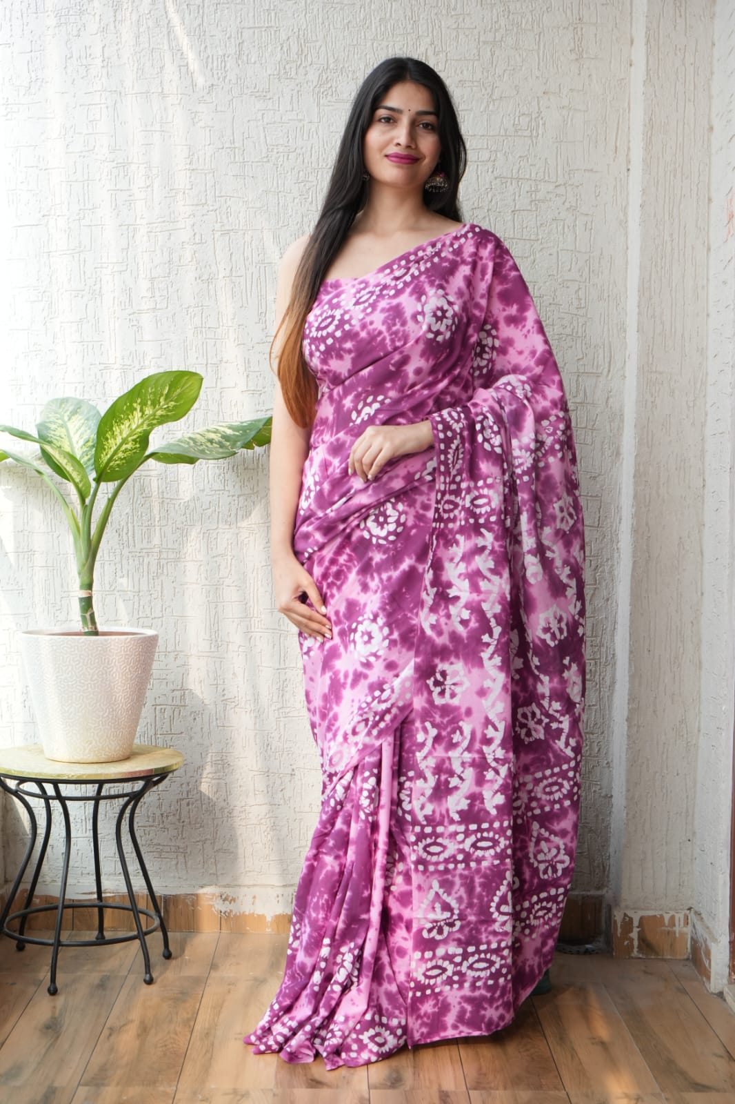 The Cotton Hour Ready To Wear Pocket Saree