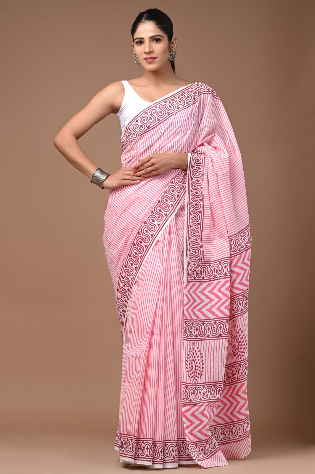Aangan Mul Cotton (N) Ready To Wear Pocket Saree