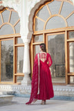 Gulaabo Raani Georgette Catonic Shade Fabric Gown