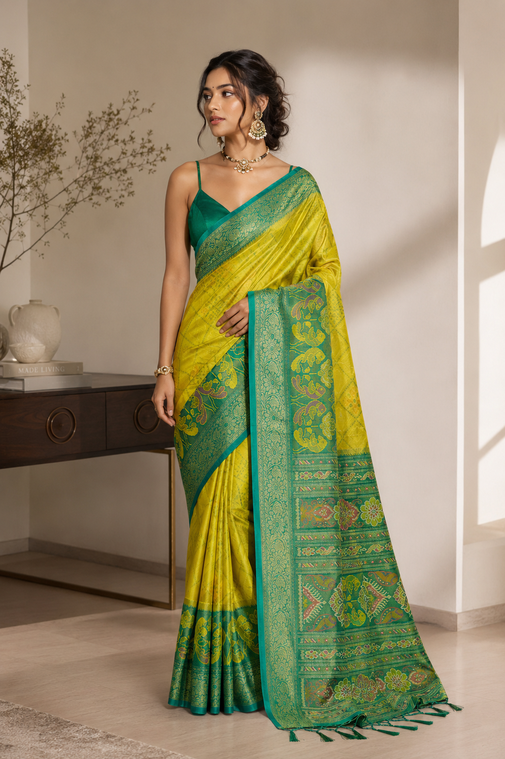 Iris Radiance Silk (A) Ready To Wear Pocket Saree
