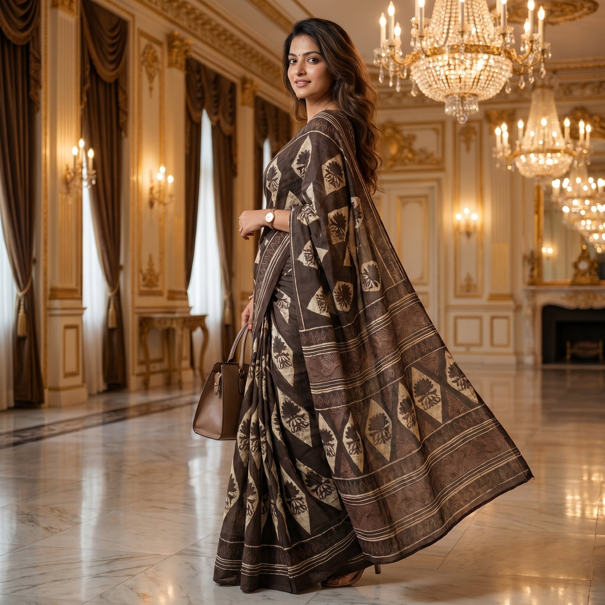 Nine to Thrive Mul Cotton (C) Ready To Wear Pocket Sarees