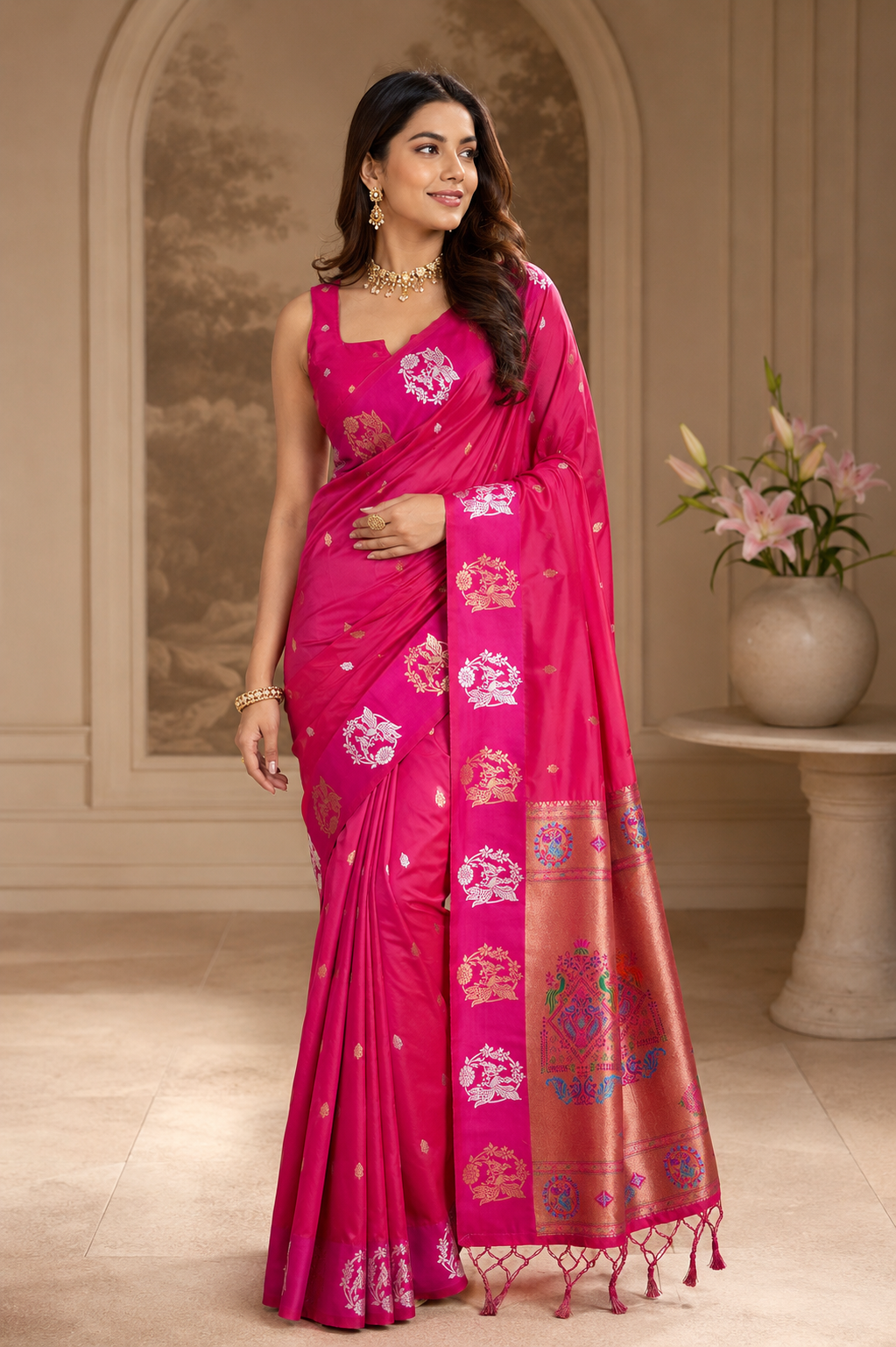 Utsav Aura (B) Ready To Wear Pocket Saree