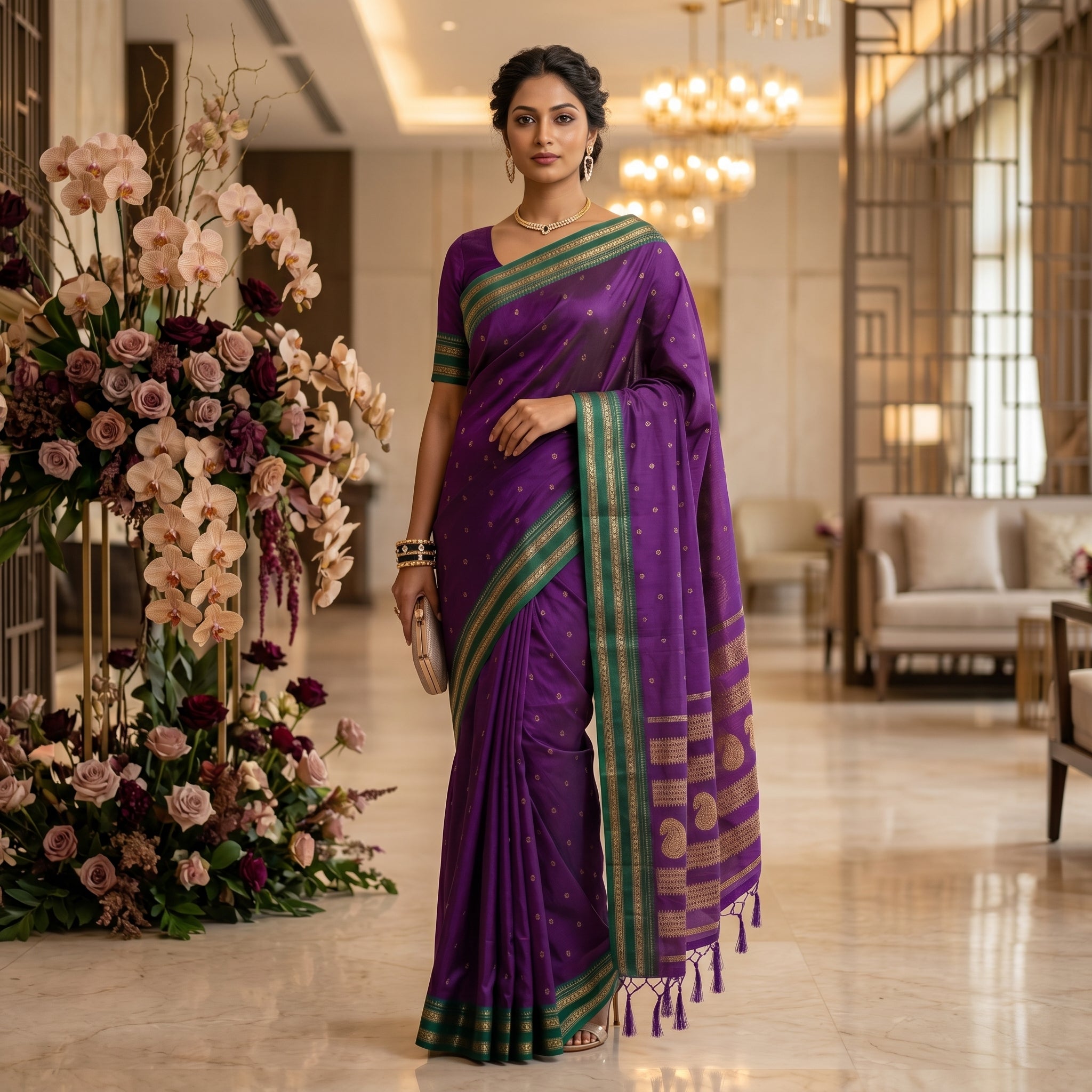 Aranya Silk (B) Ready To Wear Pocket Saree