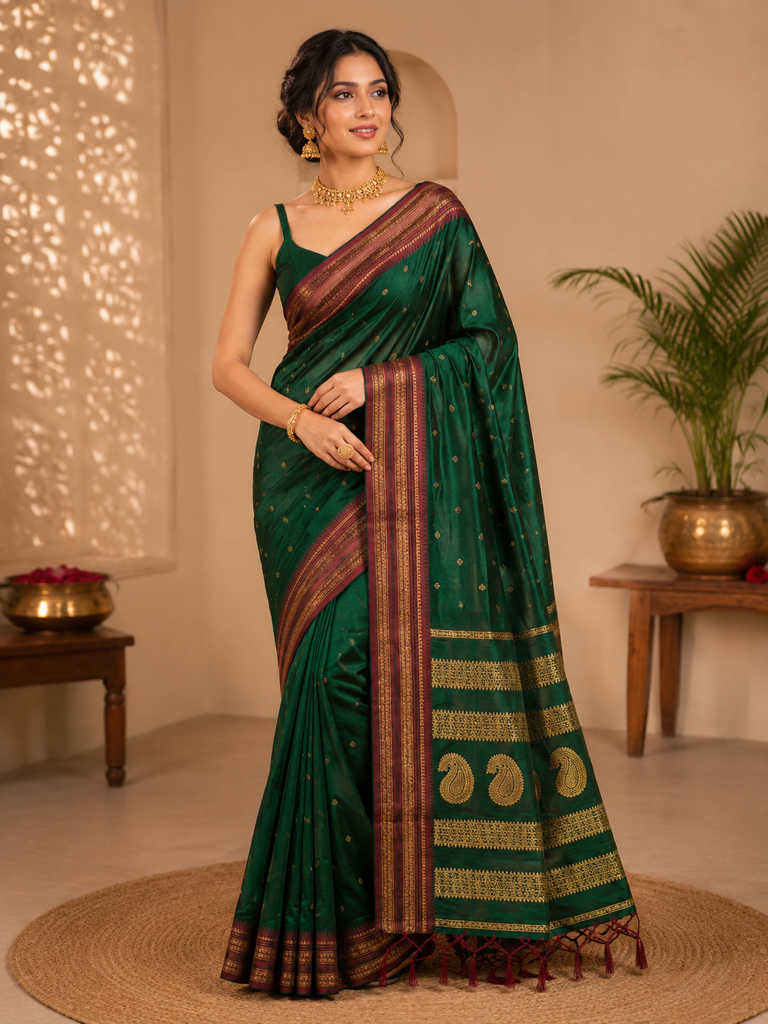Aranya Silk (C) Ready To Wear Pocket Saree