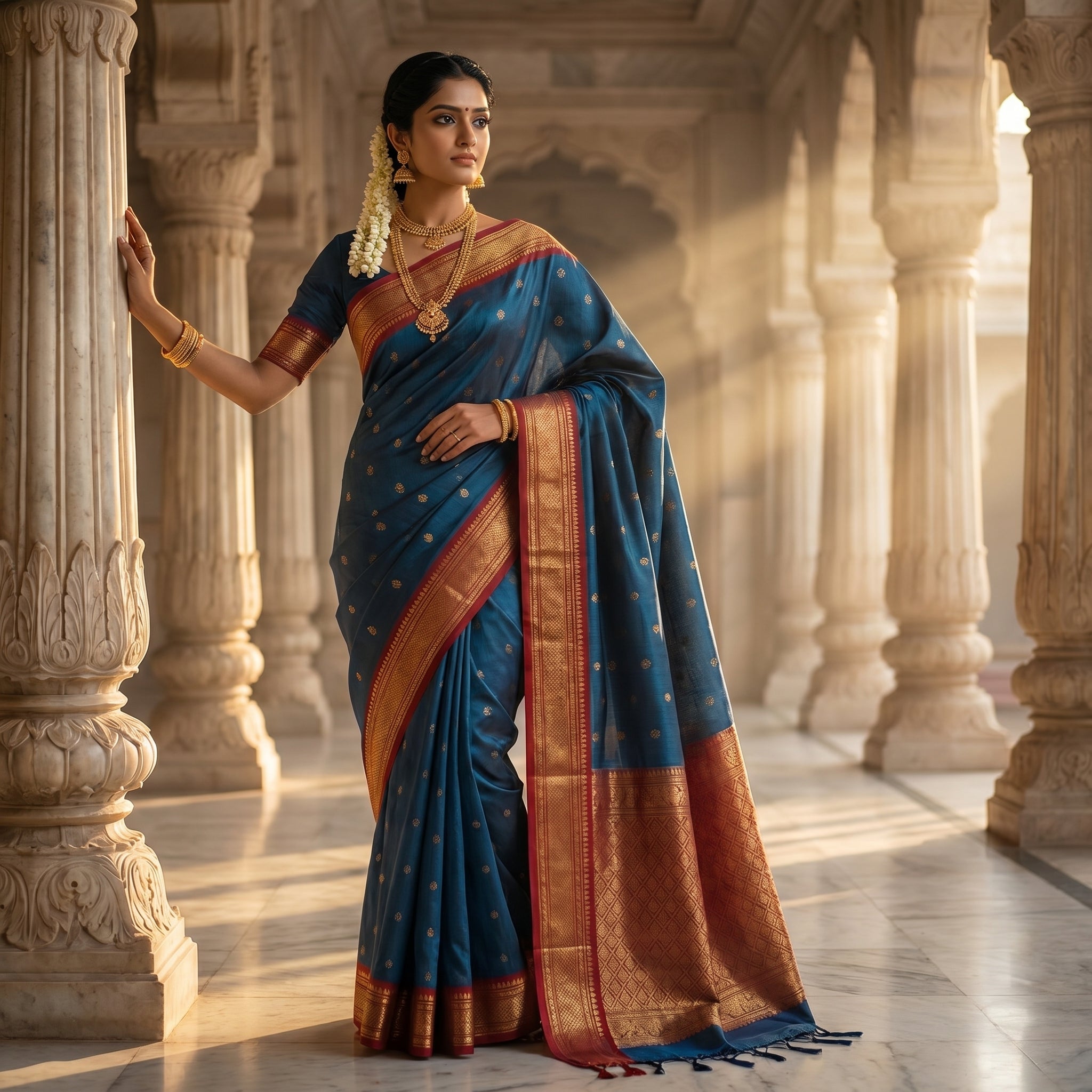 Aranya Silk (F) Ready To Wear Pocket Saree