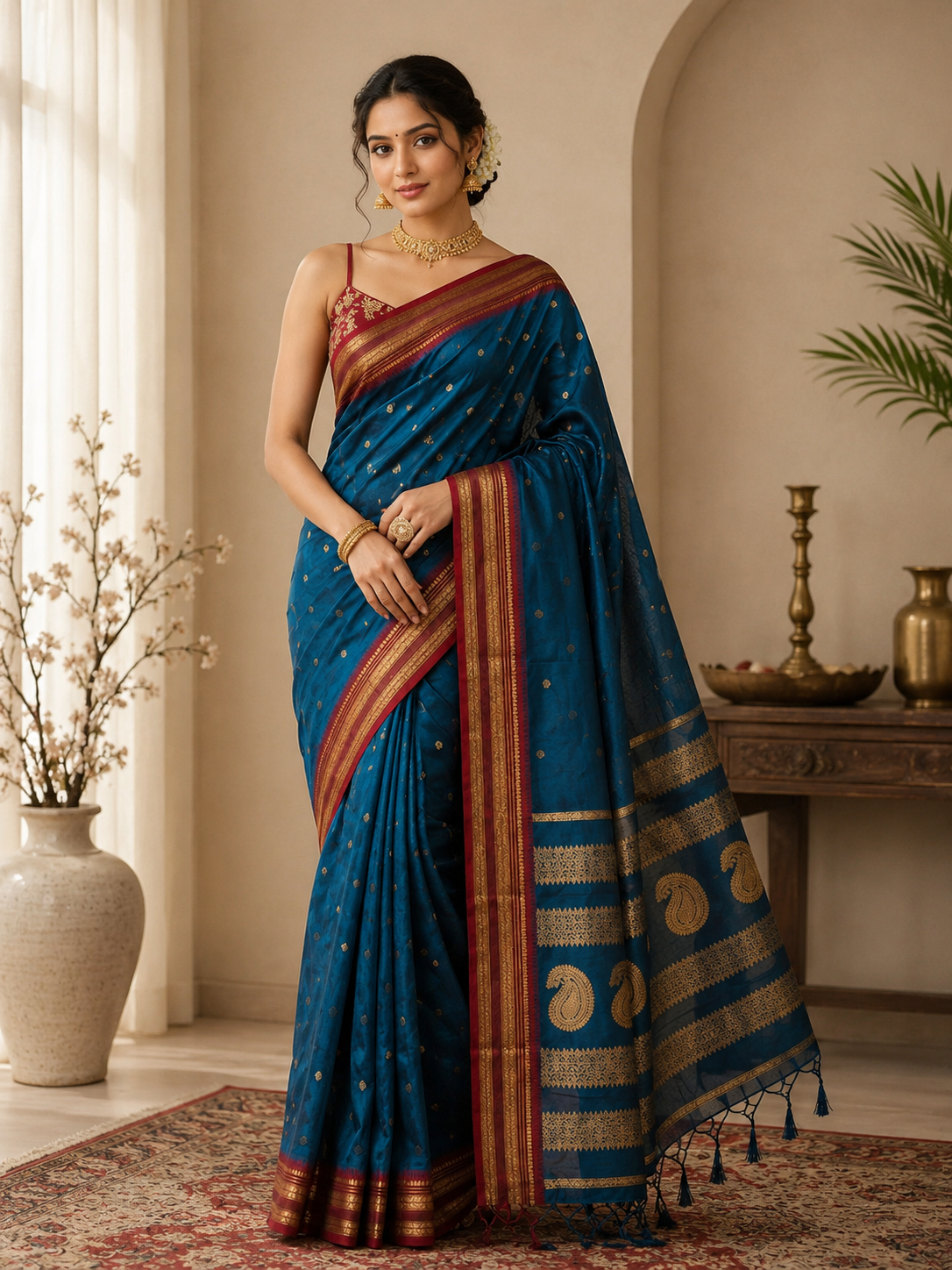 Aranya Silk (F) Ready To Wear Pocket Saree