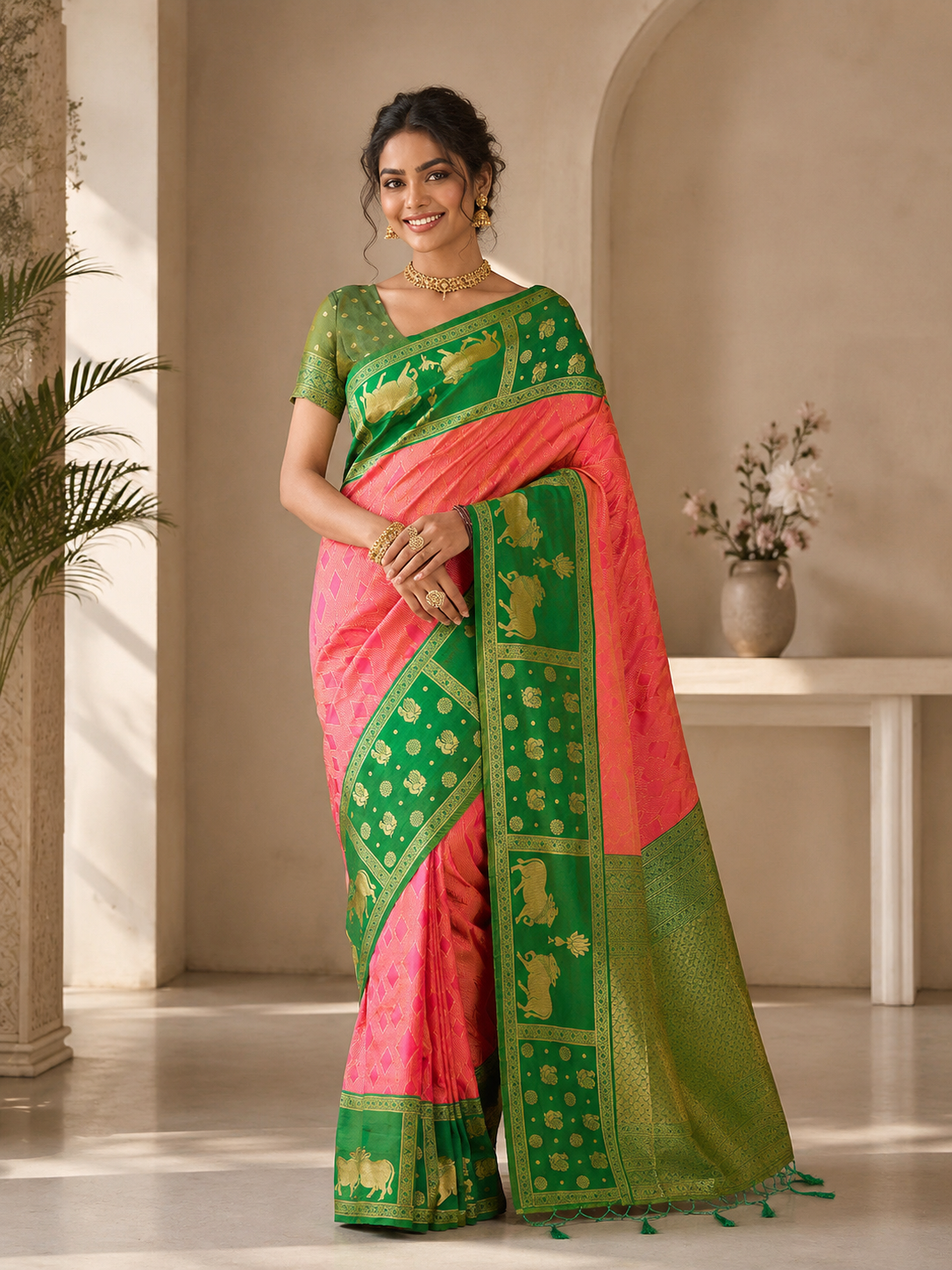 Lyla Silk (C) Ready To Wear Pocket Saree