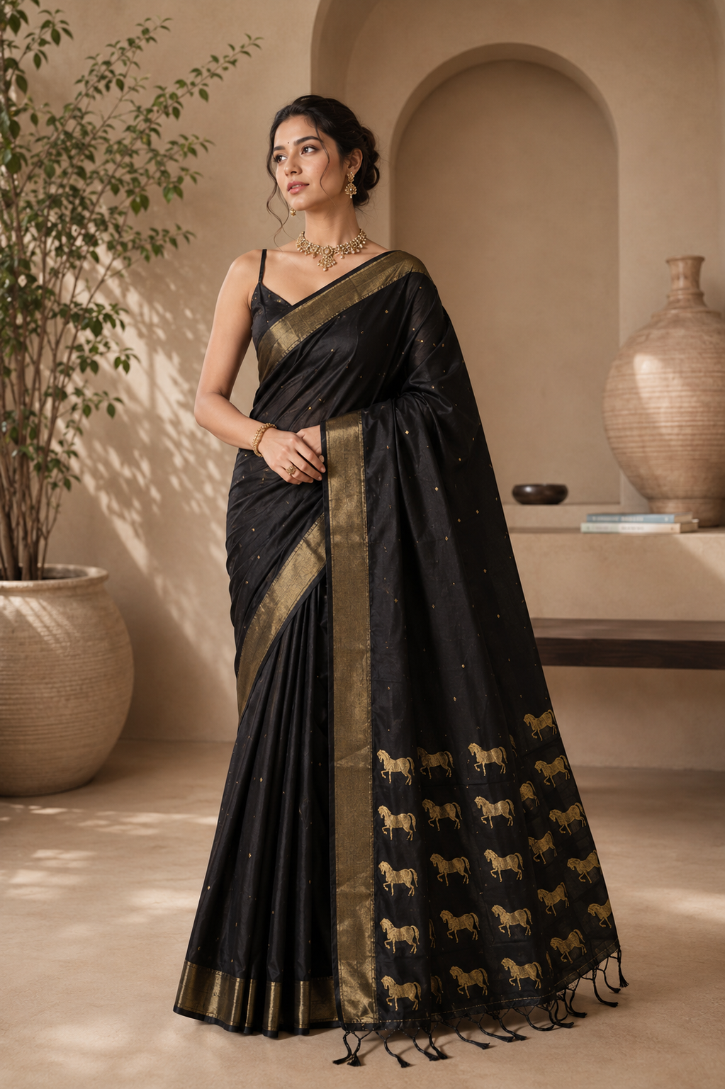Avyukta Silk (G) Ready To Wear Pocket Saree