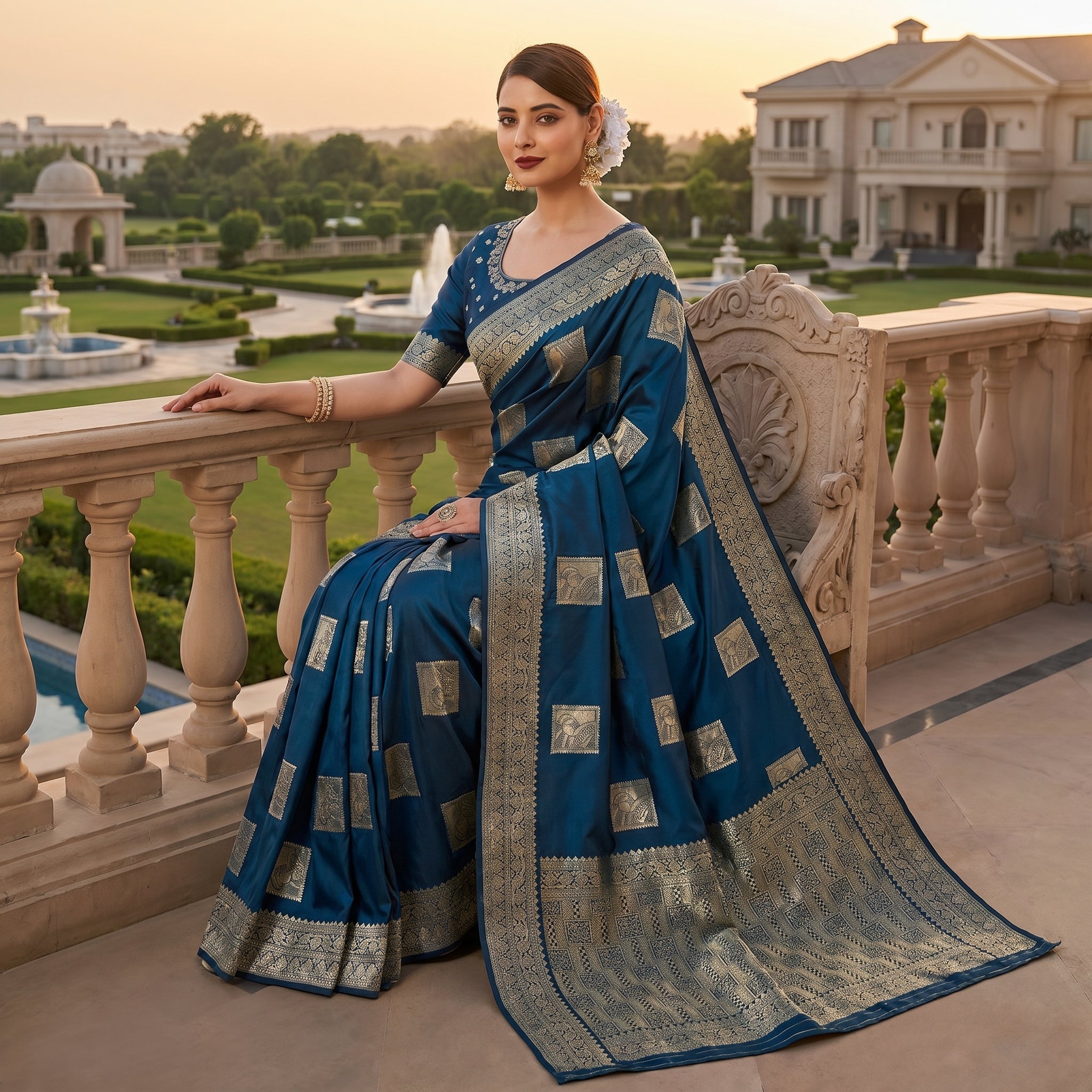 Ruhani Silk (D) Ready To Wear Pocket Saree
